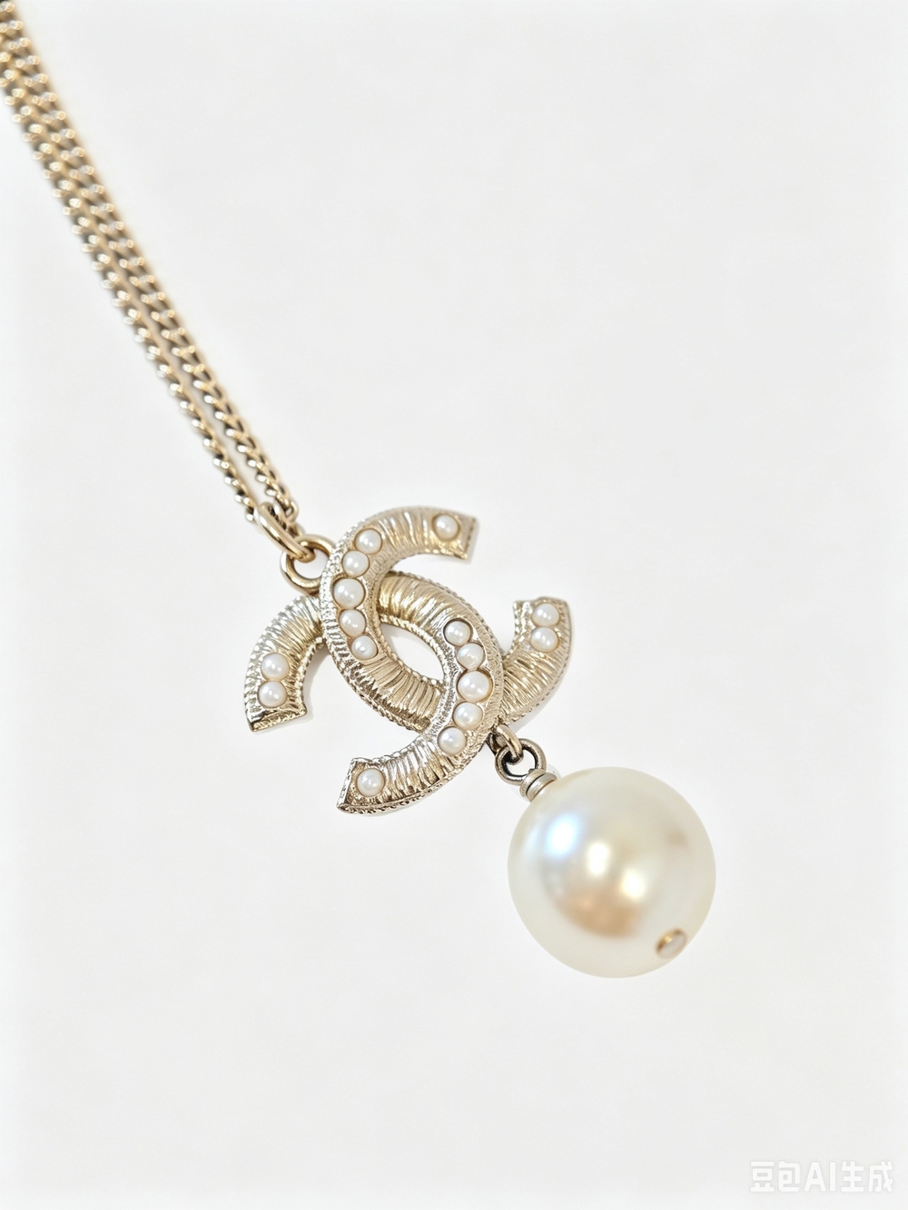 Chanel Pearl CC necklace